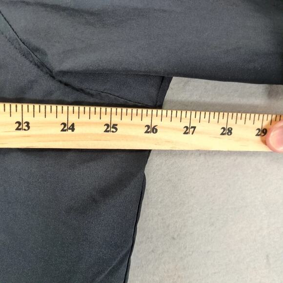 Vtg Y2K Nike Full Zip Track Jacket Mens XL Athletic Dept Black Reflective Stripe - Picture 4 of 10